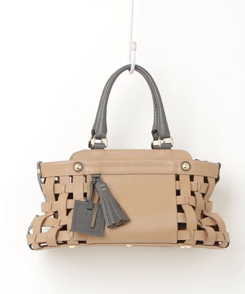 ブランド古着】PotioR｜ポティオールのハンドバッグ（グレー/灰色系