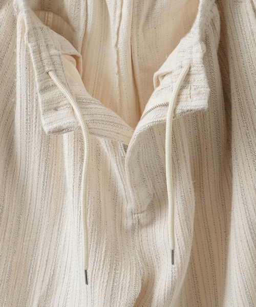 CASPER JOHN（キャスパージョン）の「Pajamas easy pants/パジャマイージーパンツ（その他パンツ・メンズ・ブラック/アイボリー・LARGE/MEDIUM/SMALL/X-SMALL）」の6枚目の写真