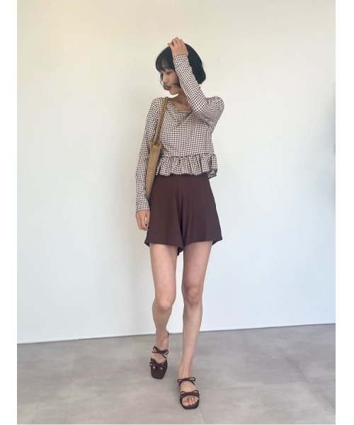 titivate(ティティベイト)の「ダブルリボンサテンサンダル(サンダル・レディース・ブラック/ネイビー/ブラウン/レッド・XL/L/M/S)」の6枚目の写真