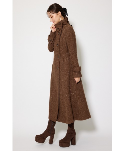 25オーバーネックシンデレララインコート 秋服 冬服 25オーバーネックシンデレララインコート 秋服 冬服（ステンカラー