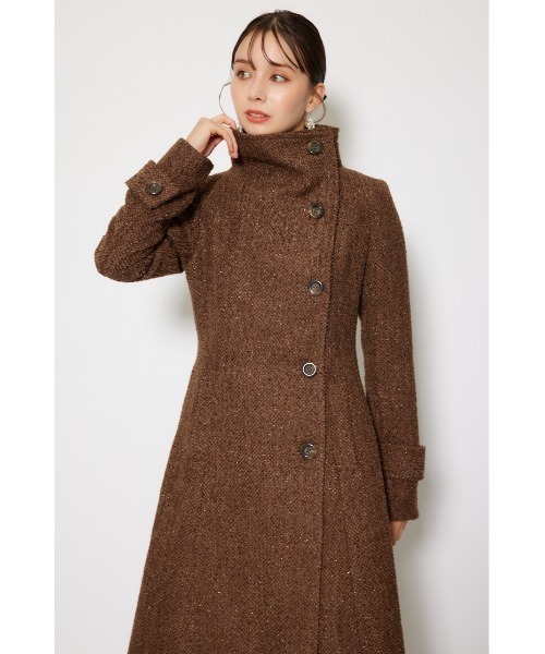 25オーバーネックシンデレララインコート 秋服 冬服 25オーバーネックシンデレララインコート 秋服 冬服（ステンカラー