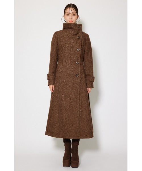 25オーバーネックシンデレララインコート 秋服 冬服（ステンカラー