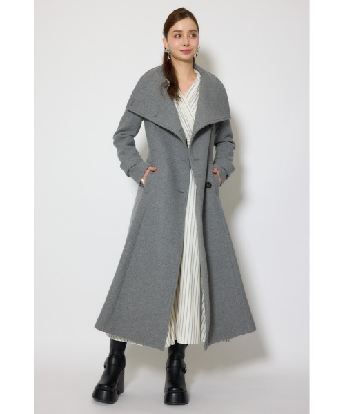 25オーバーネックシンデレララインコート 秋服 冬服（ステンカラー