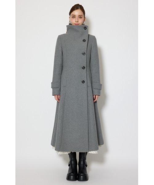 25オーバーネックシンデレララインコート 秋服 冬服（ステンカラー