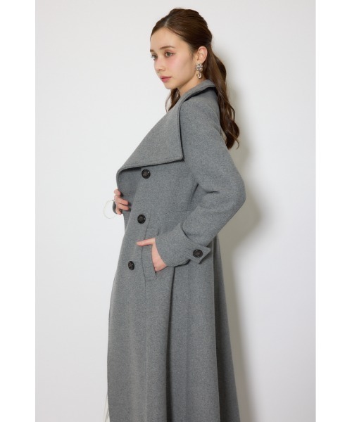 25オーバーネックシンデレララインコート 秋服 冬服（ステンカラー