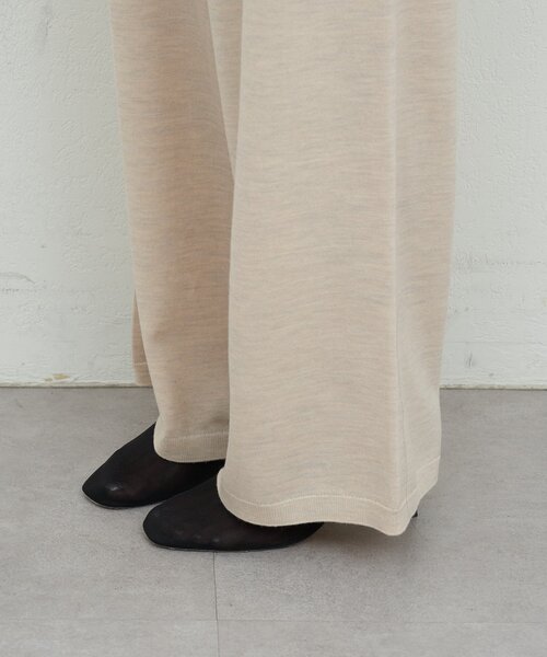 GALLARDAGALANTE（ガリャルダガランテ）の「【HERITANOVUM】スリーブレスニットコンビネゾン（サロペット/オーバーオール・レディース・ブラック/ピンクベージュ・FREE）」の15枚目の写真