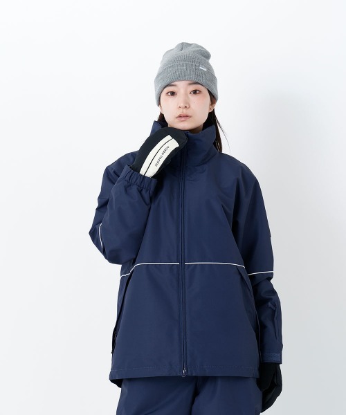 更に値下げ！パーマネントユニオン　ジャケット　スノーボードウェア　ネイビー セットアイテム対象 6KNOT シックスノット スノーボード ウェア