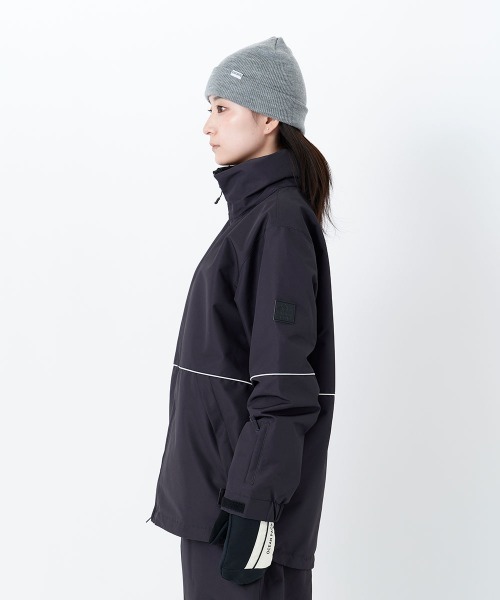 Ocean Pacific(オーシャンパシフィック)の「【OP:オーピー】レディースパイピングスノージャケット(単品) スキー スノボー(その他アウター・レディース・ホワイト/ブラック/ベージュ/ネイビー/ホワイト×ピンク・LARGE/SMALL/MEDIUM)」の19枚目の写真
