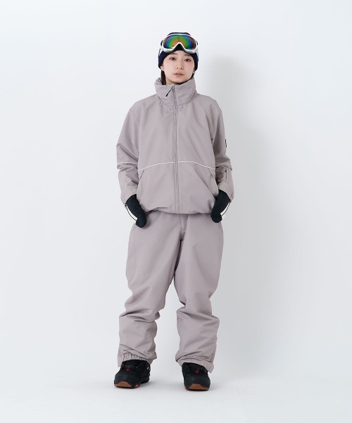 Ocean Pacific(オーシャンパシフィック)の「【OP:オーピー】レディースパイピングスノージャケット(単品) スキー スノボー(その他アウター・レディース・ホワイト/ブラック/ベージュ/ネイビー/ホワイト×ピンク・LARGE/SMALL/MEDIUM)」の18枚目の写真