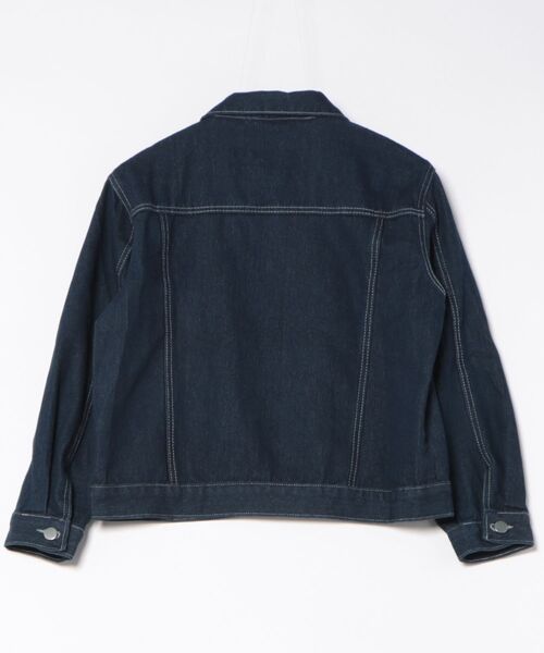 i-dare(アイディア)の「【i-dare】デニム ジャケット(デニムジャケット・レディース・ネイビー・SMALL/MEDIUM/LARGE/X-LARGE)」の2枚目の写真