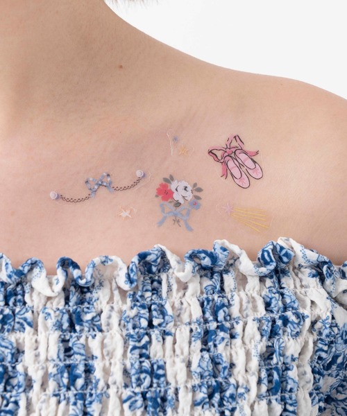 Cath Kidston(キャスキッドソン)の「タトゥーステッカー(ステッカー/テープ・レディース・サックスブルー系/ピンク/レッド/レッド系/サックスブルー・FREE)」の2枚目の写真