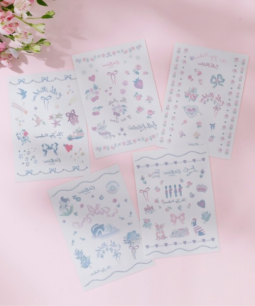 Cath Kidston(キャスキッドソン)の「タトゥーステッカー(ステッカー/テープ・レディース・サックスブルー系/ピンク/レッド/レッド系/サックスブルー・FREE)」の6枚目の写真