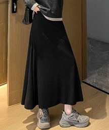 Aラインニットスカート