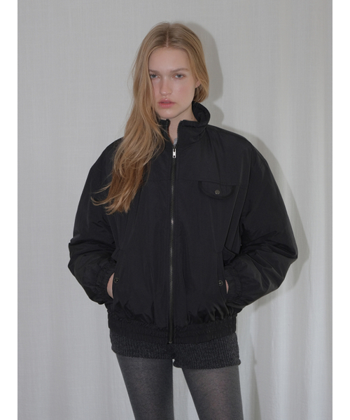 Pocket Bomber Jacket Black