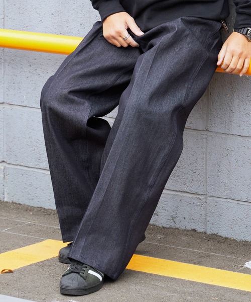 希少 BEN DAVIS GORILLA CUT ゴリラカット 極太 BEN DAVIS/ベンデイビス GORILLA CUT PANTS ゴリラカット 極太パンツ