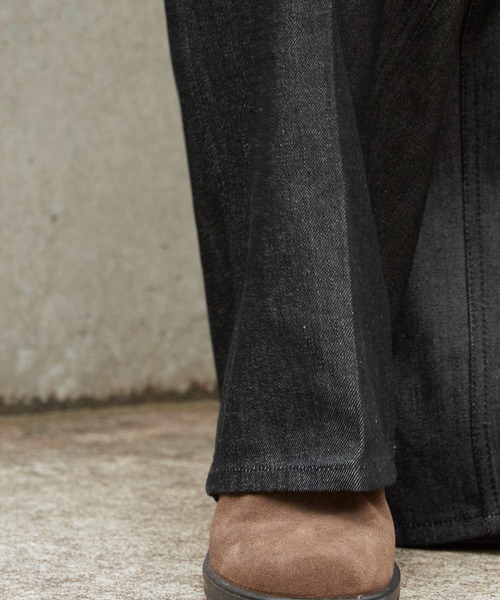 BEN DAVIS（ベンデイビス）の「BEN DAVIS/ベンデイビス GORILLA CUT PANTS ゴリラカット 極太パンツ（デニムパンツ・メンズ・ブラック/ネイビー・36/34/32/30）」の4枚目の写真