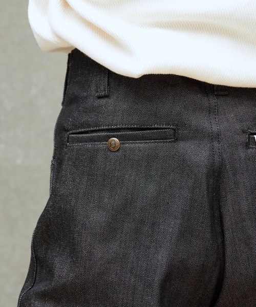 BEN DAVIS（ベンデイビス）の「BEN DAVIS/ベンデイビス GORILLA CUT PANTS ゴリラカット 極太パンツ（デニムパンツ・メンズ・ブラック/ネイビー・36/34/32/30）」の3枚目の写真