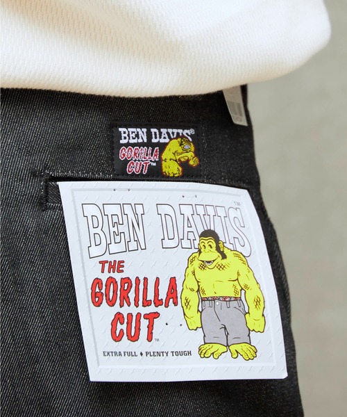 BEN DAVIS（ベンデイビス）の「BEN DAVIS/ベンデイビス GORILLA CUT PANTS ゴリラカット 極太パンツ（デニムパンツ・メンズ・ブラック/ネイビー・36/34/32/30）」の21枚目の写真