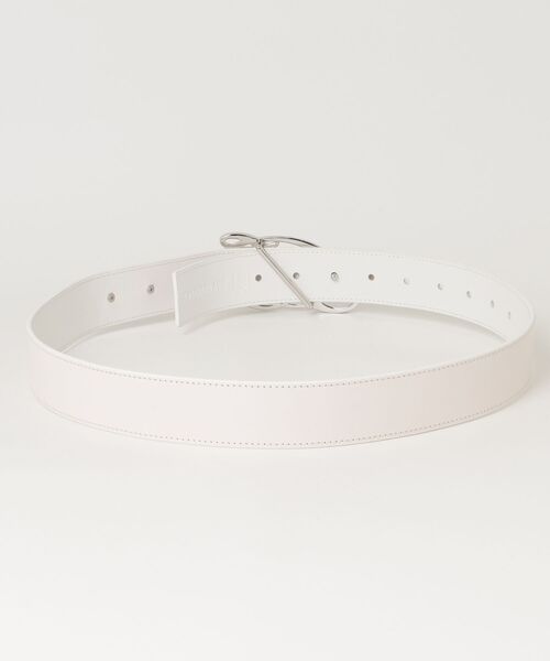 A BATHING APE（アベイシングエイプ）の「BAPE LOGO BELT W/ RHINESTONES（ベルト・メンズ・ホワイト・FREE）」の5枚目の写真