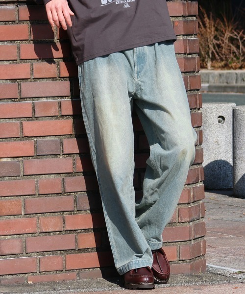 KRIFF MAYER(クリフメイヤー)の「<父の日ギフトにもおすすめ>デニムウエスタンパンツ(デニムパンツ・メンズ・ライトブルー/ストライプ/ダークブルー・LARGE/MEDIUM/SMALL/X-LARGE)」の2枚目の写真