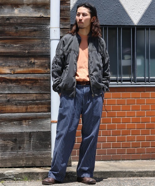 KRIFF MAYER(クリフメイヤー)の「<父の日ギフトにもおすすめ>デニムウエスタンパンツ(デニムパンツ・メンズ・ライトブルー/ストライプ/ダークブルー・LARGE/MEDIUM/SMALL/X-LARGE)」の4枚目の写真
