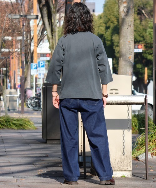 KRIFF MAYER(クリフメイヤー)の「<父の日ギフトにもおすすめ>デニムウエスタンパンツ(デニムパンツ・メンズ・ライトブルー/ストライプ/ダークブルー・LARGE/MEDIUM/SMALL/X-LARGE)」の9枚目の写真
