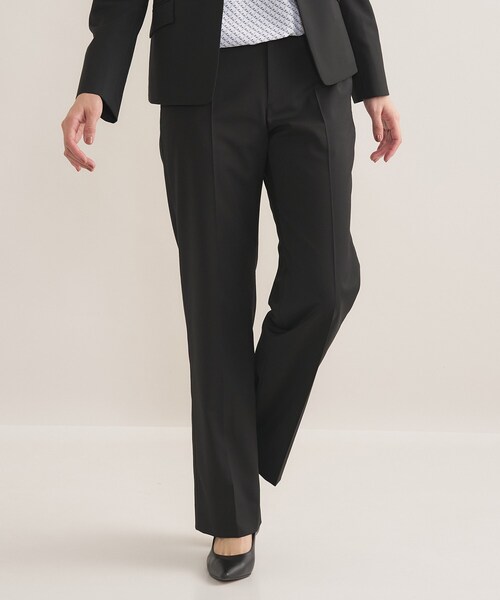 セール】【ウール混／スーツ】ストレートパンツ（スーツパンツ