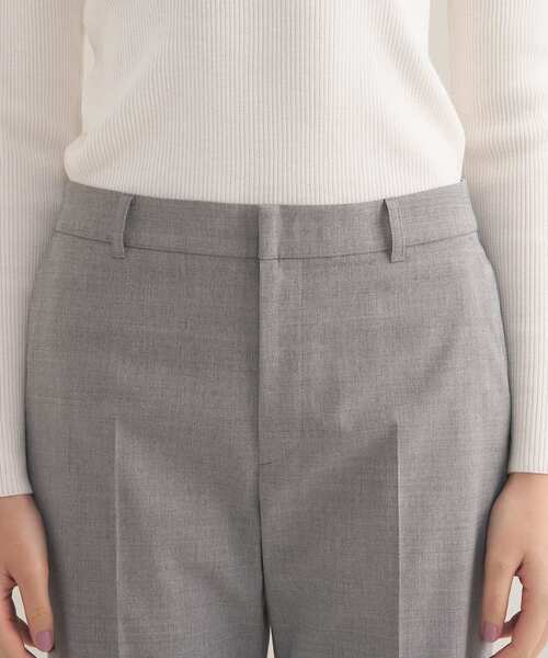 ウール混／スーツ】ストレートパンツ（スーツパンツ）｜INDIVI