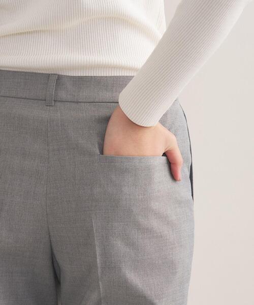 セール】【ウール混／スーツ】ストレートパンツ（スーツパンツ