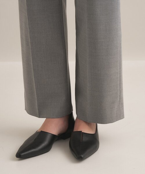 ウール混／スーツ】ストレートパンツ（スーツパンツ）｜INDIVI