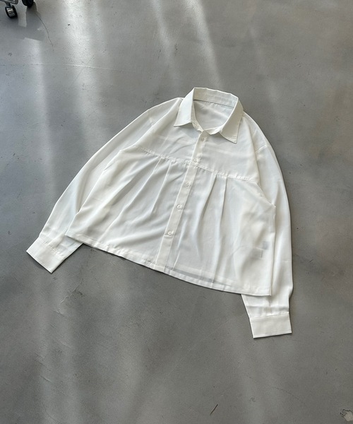 MandO(Auntie Rosa)(エムオー)の「クロップドタックアソートシャツ(シャツ/ブラウス・メンズ・オフホワイト/ホワイト系その他2/ブラウン系その他/ホワイト系その他・MEDIUM/LARGE)」の10枚目の写真