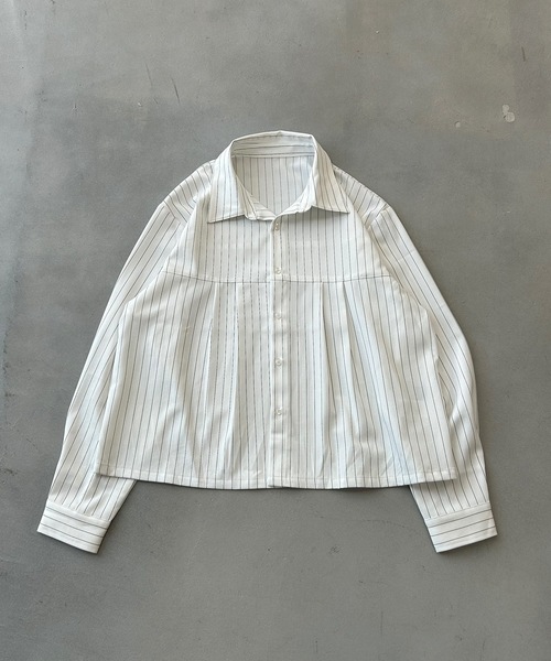 MandO(Auntie Rosa)(エムオー)の「クロップドタックアソートシャツ(シャツ/ブラウス・メンズ・オフホワイト/ホワイト系その他2/ブラウン系その他/ホワイト系その他・MEDIUM/LARGE)」の17枚目の写真