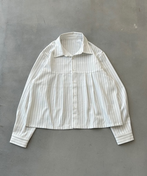 MandO(Auntie Rosa)(エムオー)の「クロップドタックアソートシャツ(シャツ/ブラウス・メンズ・オフホワイト/ホワイト系その他2/ブラウン系その他/ホワイト系その他・MEDIUM/LARGE)」の18枚目の写真