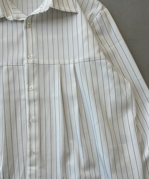 MandO(Auntie Rosa)(エムオー)の「クロップドタックアソートシャツ(シャツ/ブラウス・メンズ・オフホワイト/ホワイト系その他2/ブラウン系その他/ホワイト系その他・MEDIUM/LARGE)」の20枚目の写真