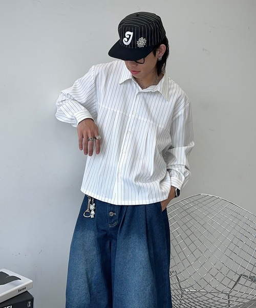 MandO(Auntie Rosa)(エムオー)の「クロップドタックアソートシャツ(シャツ/ブラウス・メンズ・オフホワイト/ホワイト系その他2/ブラウン系その他/ホワイト系その他・MEDIUM/LARGE)」の15枚目の写真