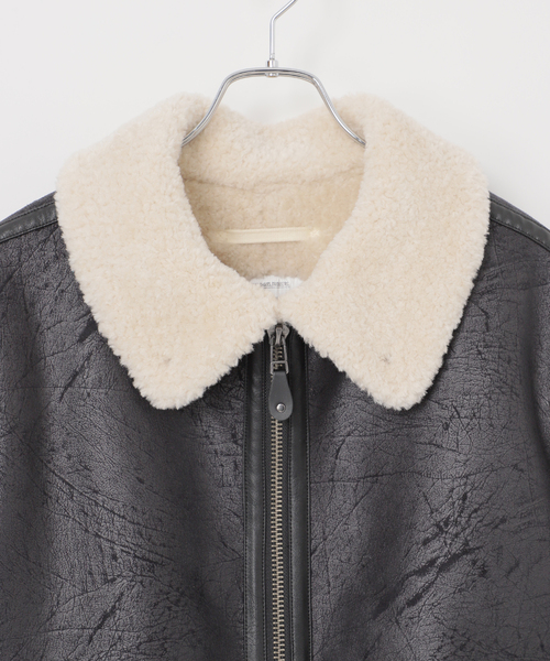 60s Vintage B-3 フライトジャケット　値下げしました セール】ヴィンテージ加工 B-3 フライトジャケット（ムートンコート