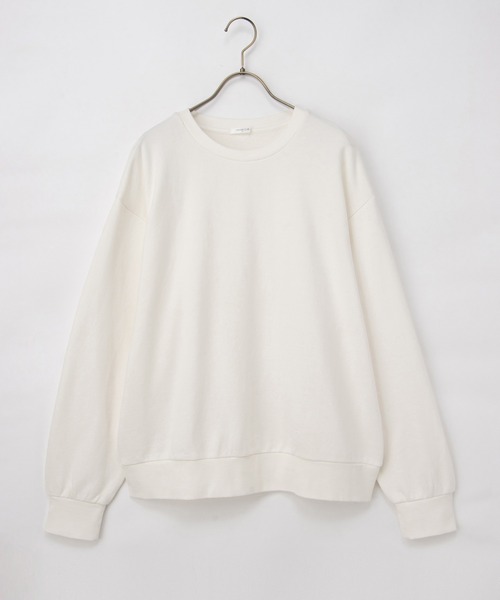 Honeys(ハニーズ)の「こだわり綿スウェット(スウェット・レディース・スミクロ/ピンク系1/ブラック/オフホワイト/杢グレー・L/LL/M)」の17枚目の写真