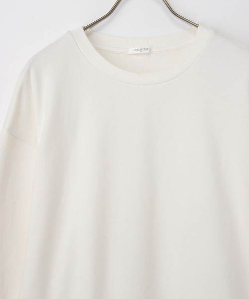 Honeys(ハニーズ)の「こだわり綿スウェット(スウェット・レディース・スミクロ/ピンク系1/ブラック/オフホワイト/杢グレー・L/LL/M)」の18枚目の写真