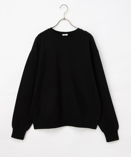 Honeys(ハニーズ)の「こだわり綿スウェット(スウェット・レディース・スミクロ/ピンク系1/ブラック/オフホワイト/杢グレー・L/LL/M)」の19枚目の写真