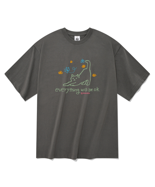RADINEO(ラディネオ)の「オーケー 半袖Tシャツ グレー(Tシャツ/カットソー・メンズ・その他・SMALL/MEDIUM/LARGE/X-LARGE)」の1枚目の写真