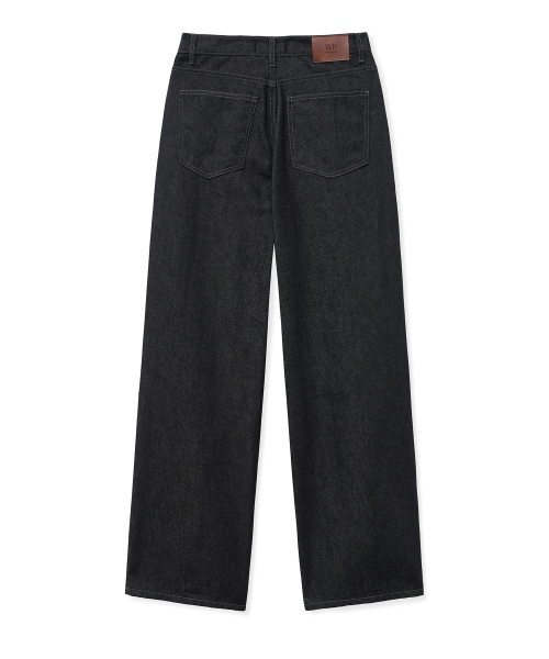 WEST GRAND BOULEVARD(ウエストグランドブルバード)の「ヒューズワイドワンタック生地デニムパンツBLACKINDIGO(デニムパンツ・レディース・その他・MEDIUM/LARGE/X-LARGE/X-SMALL/SMALL)」の21枚目の写真