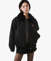 PIECEMAKER（ピースメーカー）の「[2TYPE] SUEDE MUSTANG PADDED BLOUSON (BLACK)（ダウンジャケット/コート）」