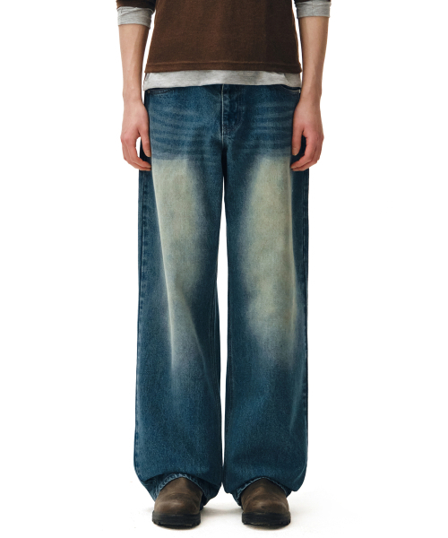 DECET(デケト)の「Mid Rise Wide Jeans DCPT027GNBlue(デニムパンツ・レディース・その他・34/32/30/26/28)」の11枚目の写真