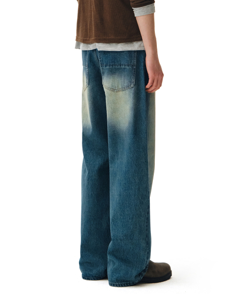 DECET(デケト)の「Mid Rise Wide Jeans DCPT027GNBlue(デニムパンツ・レディース・その他・34/32/30/26/28)」の9枚目の写真