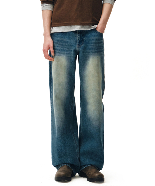 DECET(デケト)の「Mid Rise Wide Jeans DCPT027GNBlue(デニムパンツ・レディース・その他・34/32/30/26/28)」の8枚目の写真