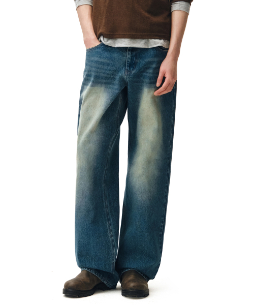 DECET(デケト)の「Mid Rise Wide Jeans DCPT027GNBlue(デニムパンツ・レディース・その他・34/32/30/26/28)」の7枚目の写真