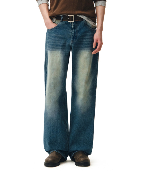 DECET(デケト)の「Mid Rise Wide Jeans DCPT027GNBlue(デニムパンツ・レディース・その他・34/32/30/26/28)」の6枚目の写真