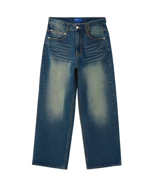 DECET(デケト)の「Mid Rise Wide Jeans DCPT027GNBlue(デニムパンツ・レディース・その他・34/32/30/26/28)」の5枚目の写真