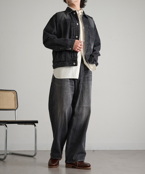 GUNG HO(ガンホー)の「【GUNG HO】GH5S013D DENIM BAGGY PANTS(デニムパンツ・メンズ・ブラック系その他2/ブルー系その他2/ホワイト/ブラック系1/ブルー系その他・S/M/L/XL)」の7枚目の写真