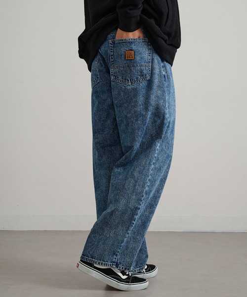GUNG HO(ガンホー)の「【GUNG HO】GH5S013D DENIM BAGGY PANTS(デニムパンツ・メンズ・ブラック系その他2/ブルー系その他2/ホワイト/ブラック系1/ブルー系その他・S/M/L/XL)」の10枚目の写真